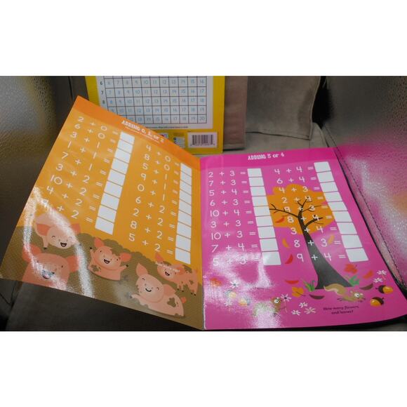 Wipe-Clean Workbook Addition Grade 1 Books Bendon Publishing Lot of 2 - Picture 4 of 9